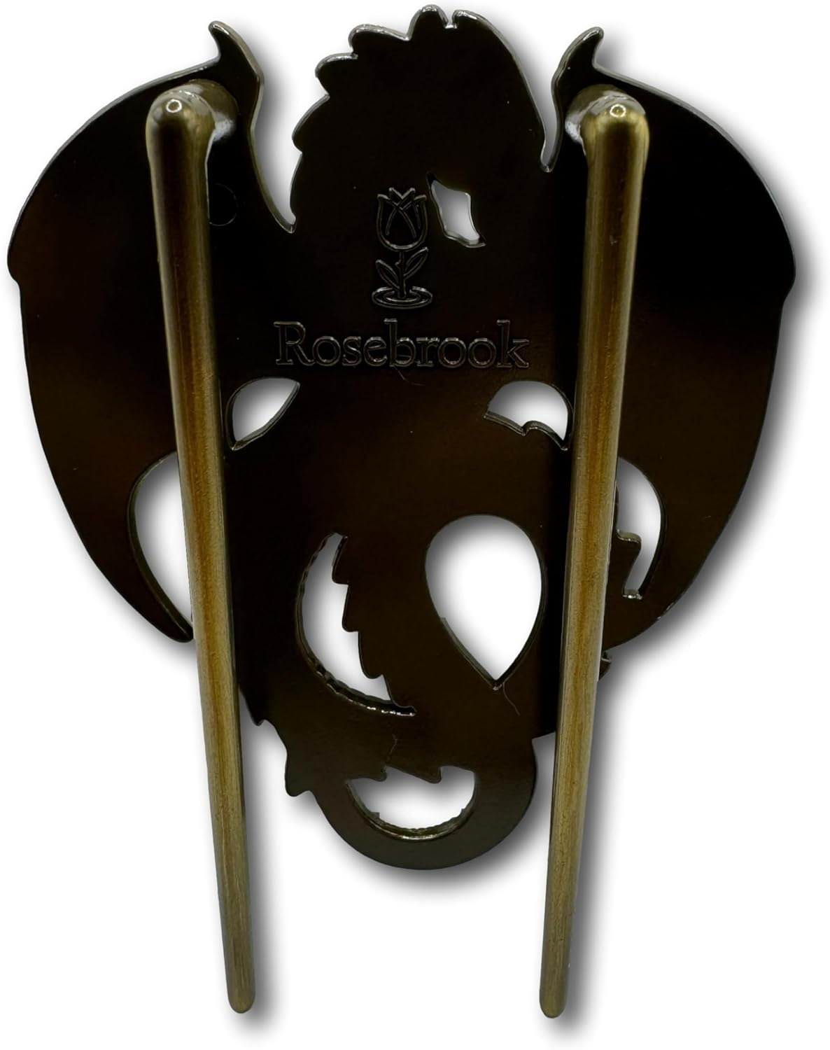 Rosebrook Antique Brass Journal Clips Used for Holding Journal Pages Open While Writing. Used to Prevent the Journal from Trying to Close on You While You Are Writing. Brass Dragon image number 5