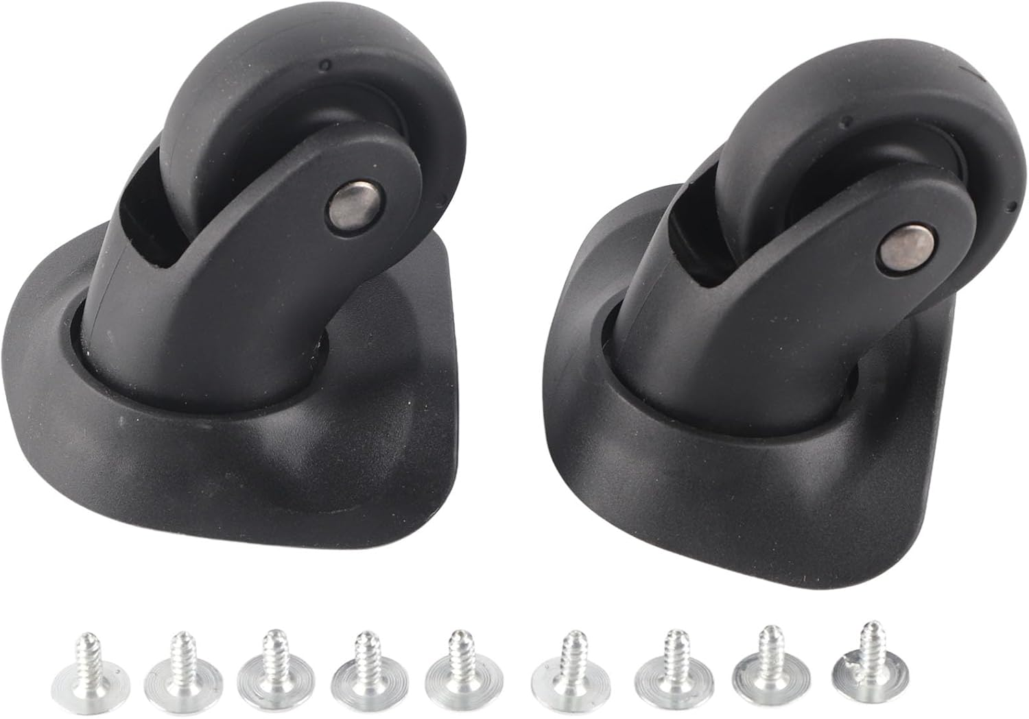 1 Pair A35 Luggage Mute Replacement Wheel, Suitcase Replacement Wheels, Swivel Suitcase Luggage Casters, Suitcase Trolley Wheel for Travel Suitcase Replacement image number 2