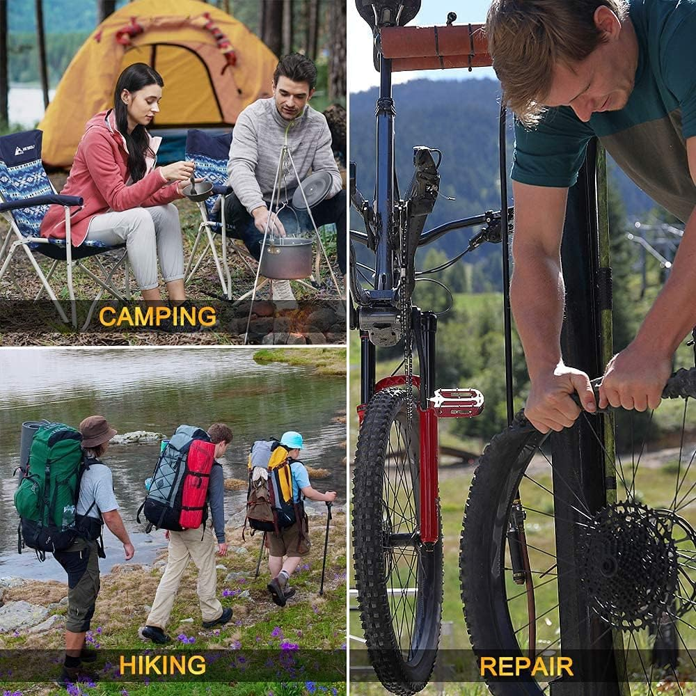 Gifts for Men Dad Husband, Camping Multitool, All in One Survival Tools with Knife Hammer Saw Screwdrivers Pliers Bottle Opener Durable Sheath, Christmas Birthday Fathers Day for Him Boyfriend image number 5