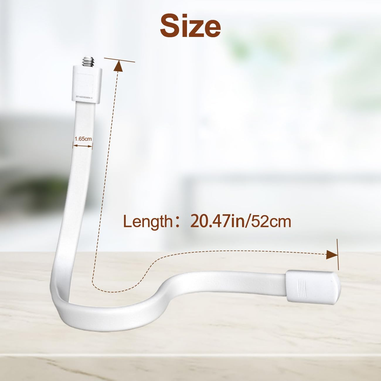 Universal Baby Monitor Stand,Baby Monitor Mount with 1/4 Screw,No Drilling Required, Twist Compatible with Arlo, Motorola, Hello Baby and Most Monitor Cameras image number 3