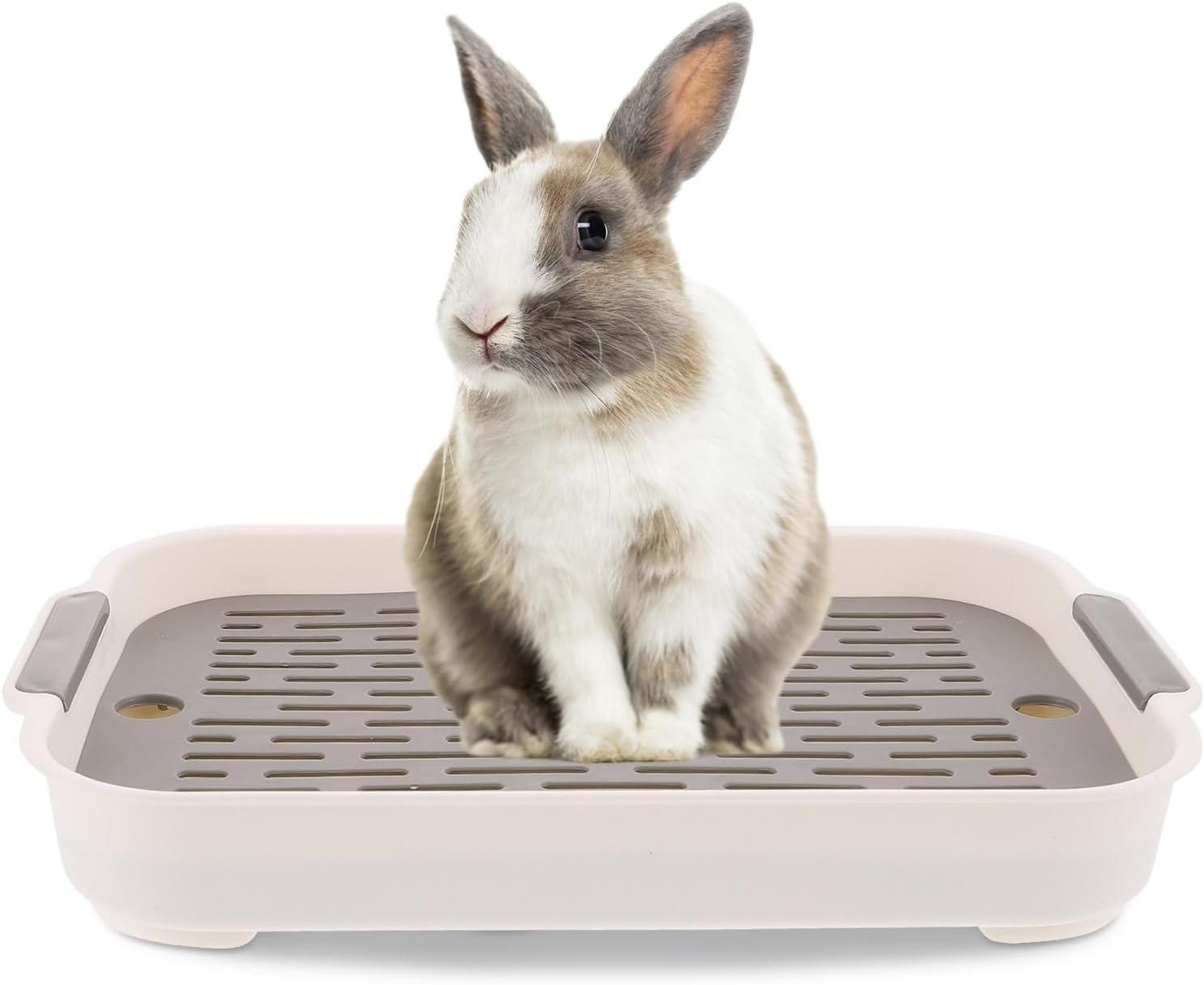 Iplusmile Cat Litter Rabbit Cage Corner Toilet Corner Toilet Small Corner Pet Box image number 2
