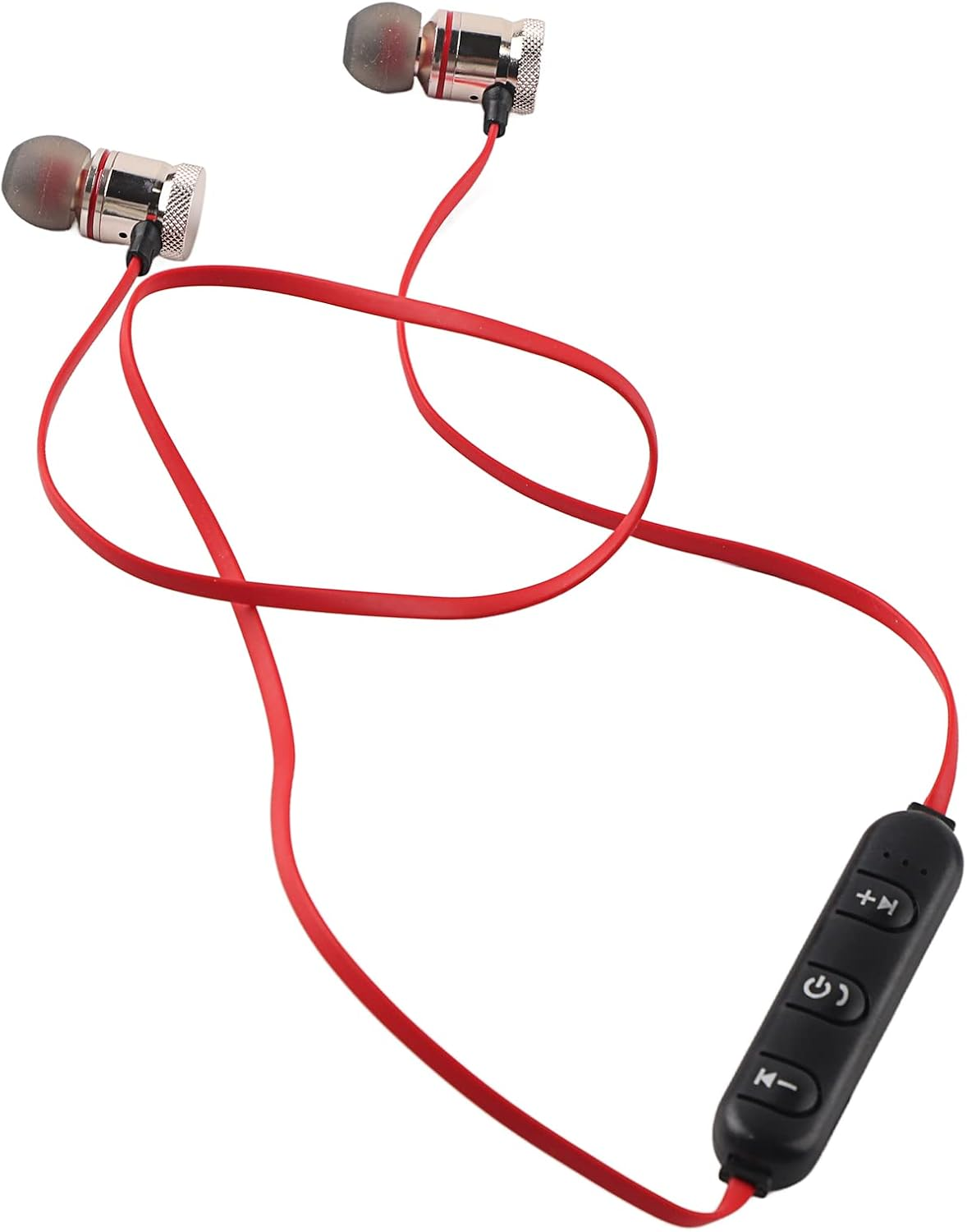 Wireless Bluetooth Sports Headphones with Built-In Magnets and Multi-Pairing V4.1 Technology for Long Standby and Talk Times on a Single Full Charge (2 Colours Optional) (Gold) image number 4