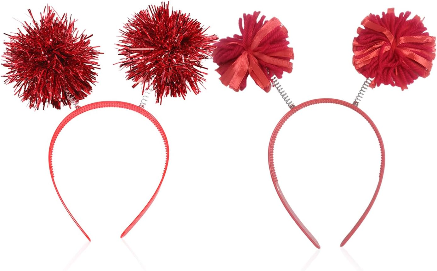 2 Pieces Creative Hair Ball Headbands, Stage Education Hair Accessories, Party Clothing Accessories, Hairstyle Decorations.