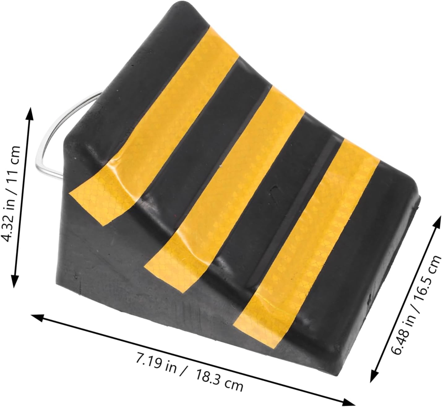 HEALEEP Heavy Duty Car Wheel Chock Wheel Stopper for Car Automotive Ramp Tire Support Pad image number 3