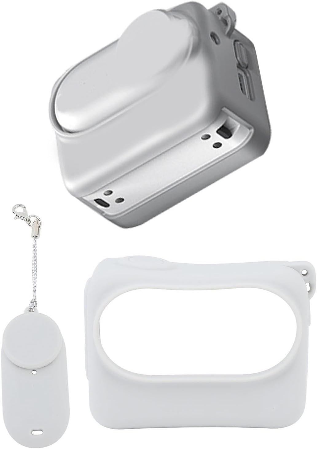 Rubber Sleeve Case, Silicone Protective Case for Insta360 Go 3, Full Coverage Rubber Sleeve & Lens Cover Cap, Rubber Sleeve Protection Accessories for Insta360 Go 3 Action Camera image number 6