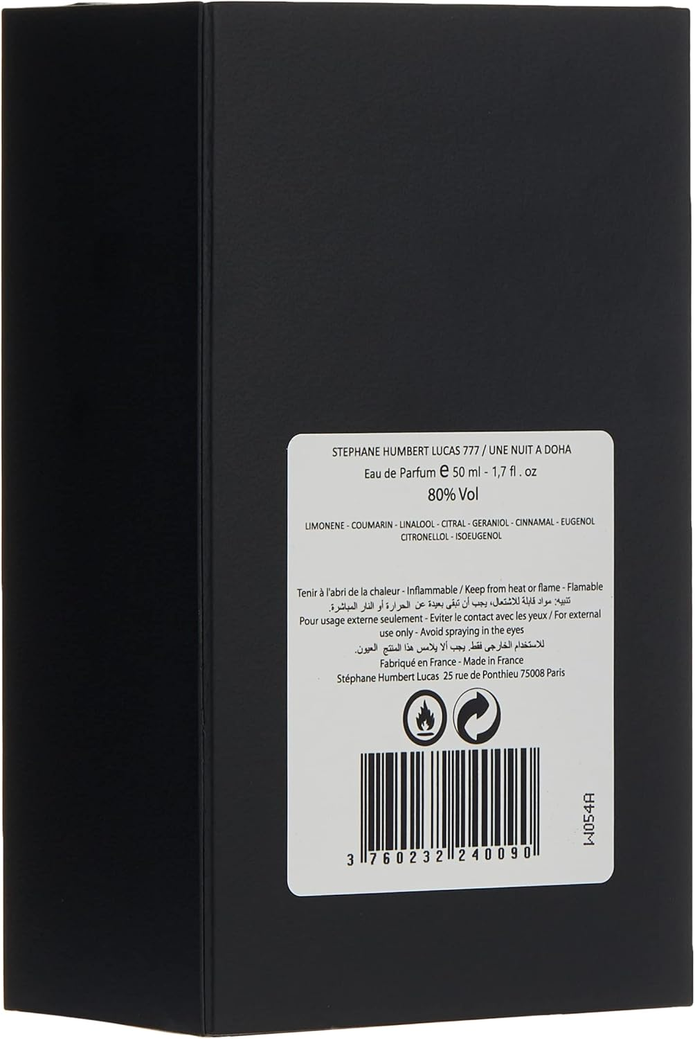 Stephane Humbert Lucas Une Nuit a Doha Unisex Eau De Parfum 50Ml image number 1