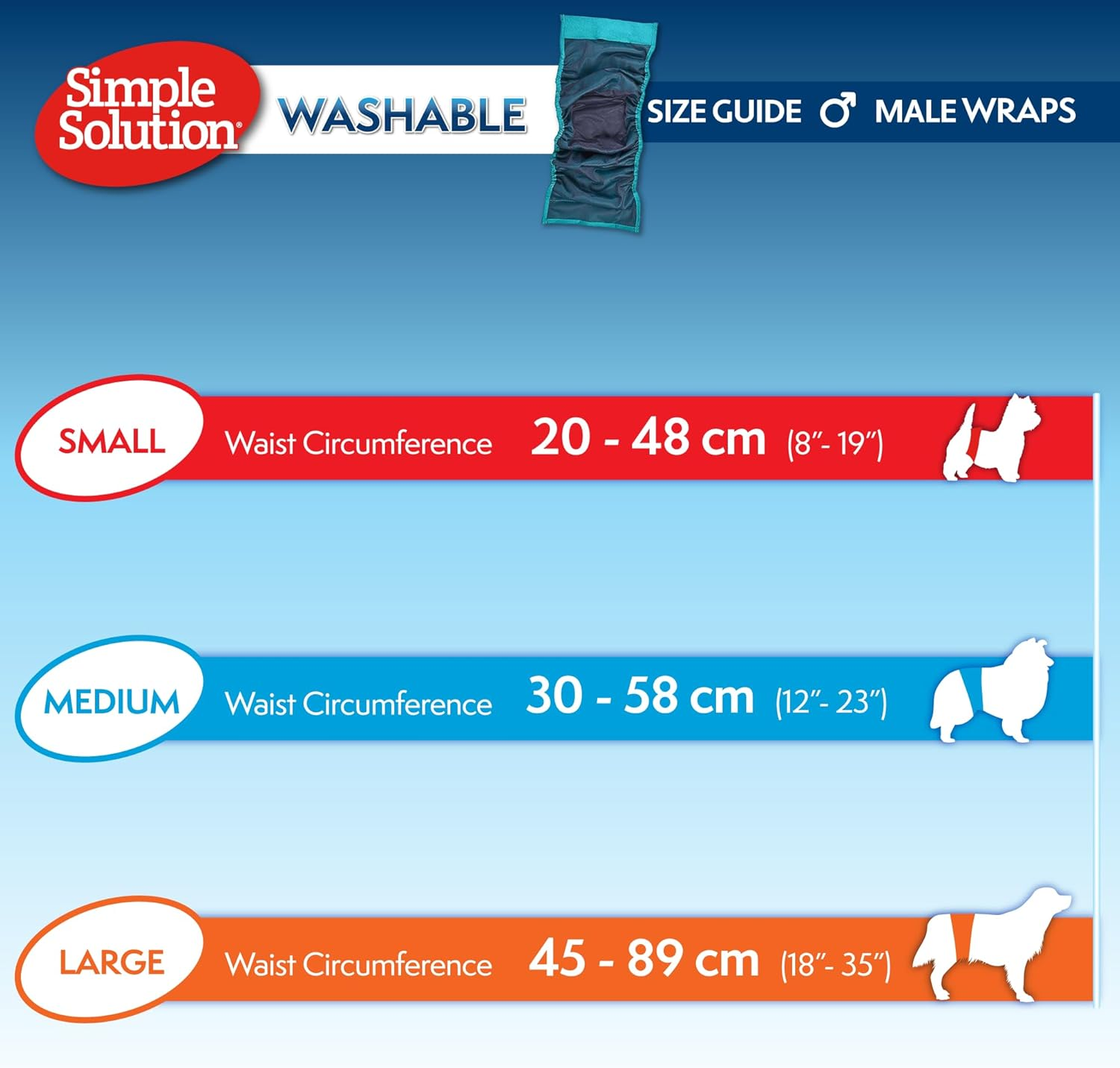 Simple Solution Washable Male Wrap, Medium image number 1