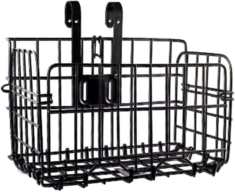 Lift-Off Front Bike Basket with Handles - Rust Proof Easy Installation on Front Handlebar - Bike Basket