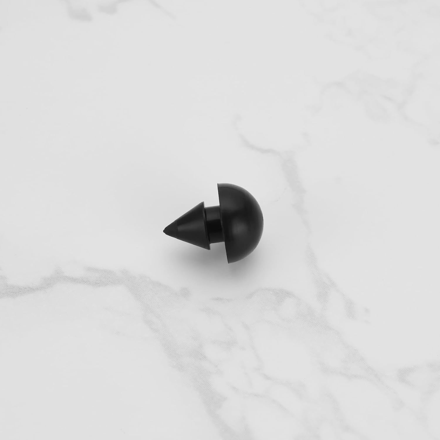 Emagtech 10 Pcs Black High Temperature Resistant Gas Stove Top Range Grate Foot Rubber Bump Stop Applicable for Diameter 4.5Mm Motorhome Cooker