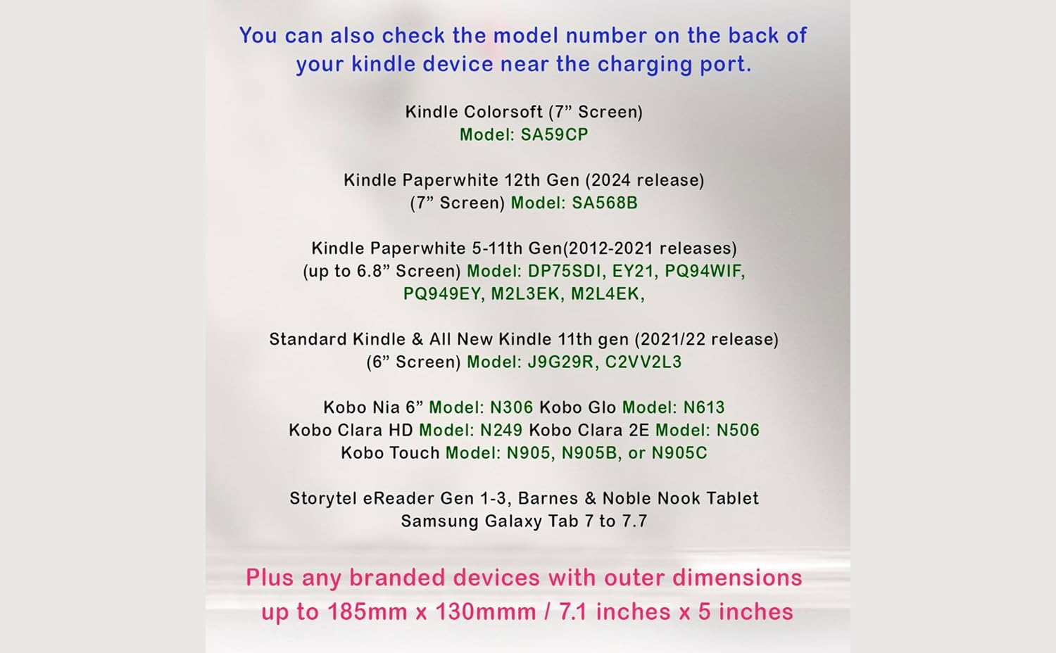 Book Cover for Any Ereader up to 7.5 to 5.1 Inches in Size. Fits Any E-Book Reader Including Kobo, Nook, Kindle, Paperwhite, Colorsoft, Sony, Storytel and More. (Old Brown) image number 2