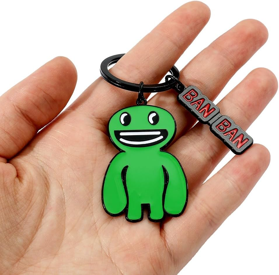 3Pcs Anime Game Banban Backpack Set with Keychain,16In 3D Printed Friend Cartoon Lunch Bag High Capacity Schoolbag Boy and Girl Schoolbag. image number 2