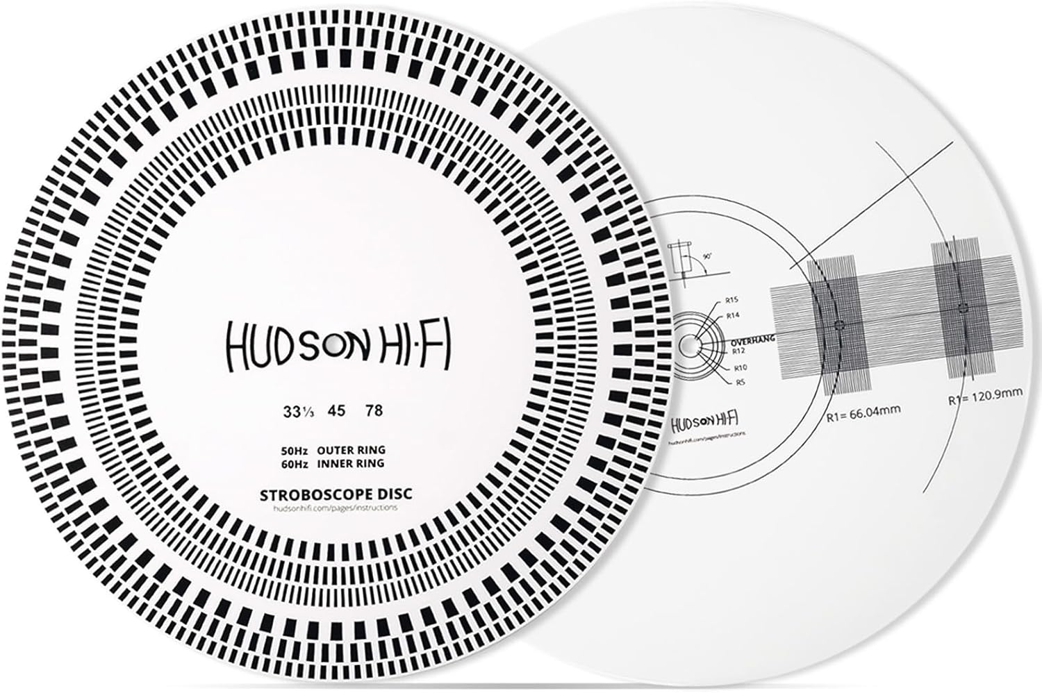 Hudson Hi-Fi Stroboscope and Protractor Mat (Protractor - Strobe) image number 2