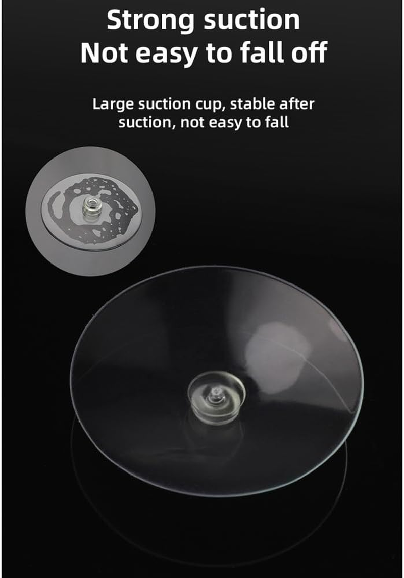 Tuperoymse 1Set Mini Bluetooth Speaker Bathroom Audio Wireless Shower Speakers RGB Light Bluetooth Suction Cup Speaker Waterproof, Black, 00344946A1 image number 4