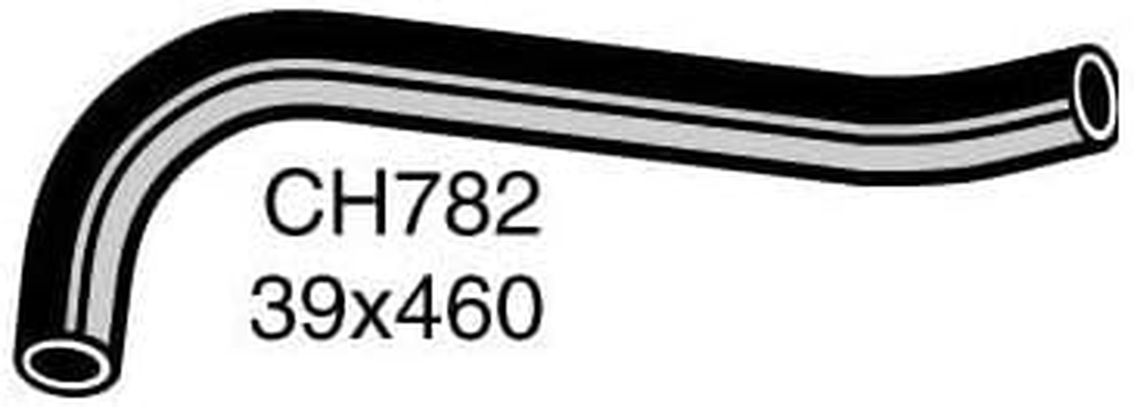 Mackay CH782 Radiator Upper Hose for Chrysler VE Valiant 4.5L V8 Petrol - Automatic & Manual