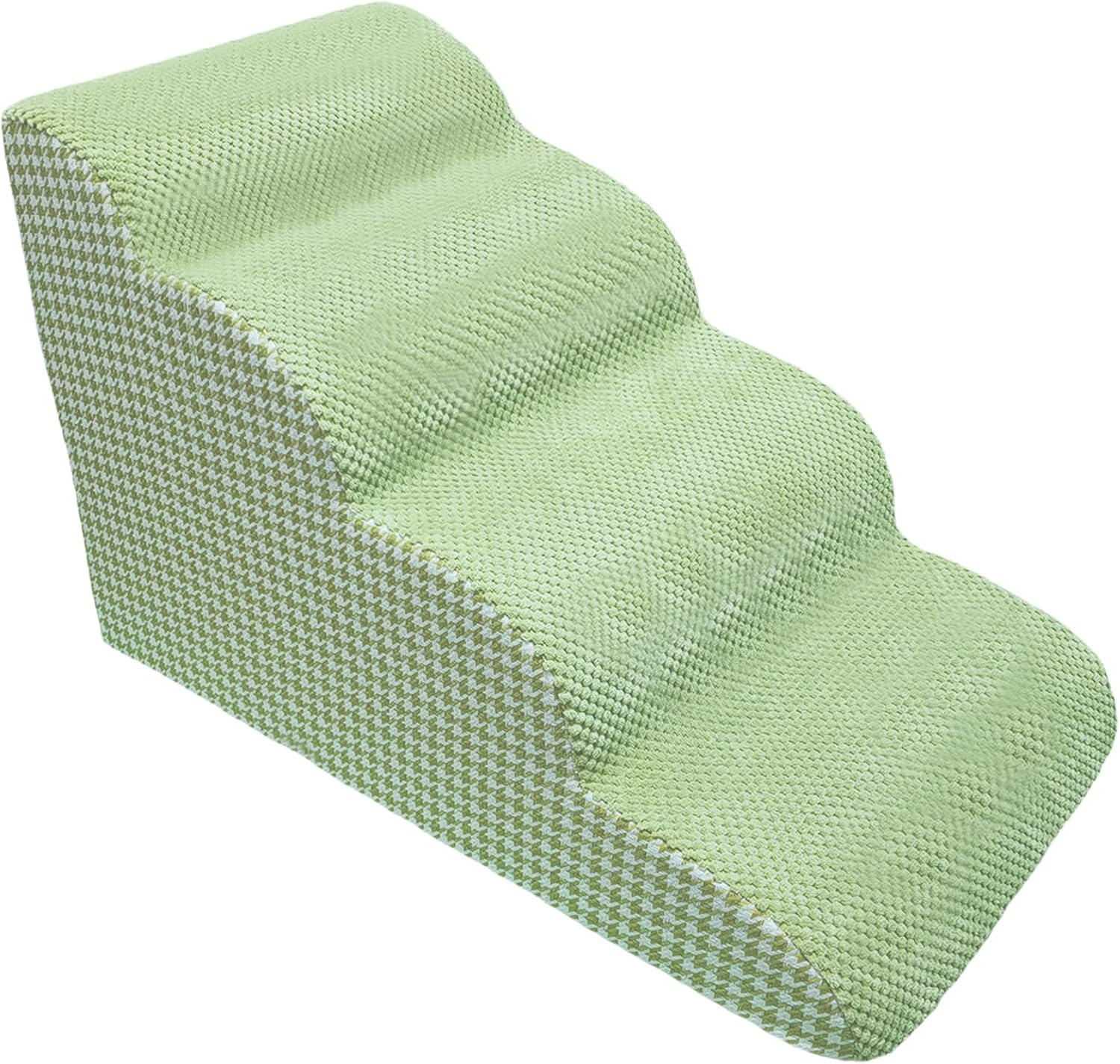 Kopmath Dog Stairs for Beds and Couches, 4-Tiers Dog Steps, Sturdy and Stable, Strong-Support High Density Foam, Protect Pets Joints, Non-Slip Bottom Design,18.1" H image number 7