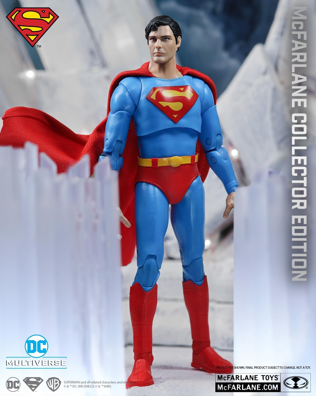Dc Mcfarlane Collector Edition 7In - #25 Superman (Superman Movie 1978) image number 3