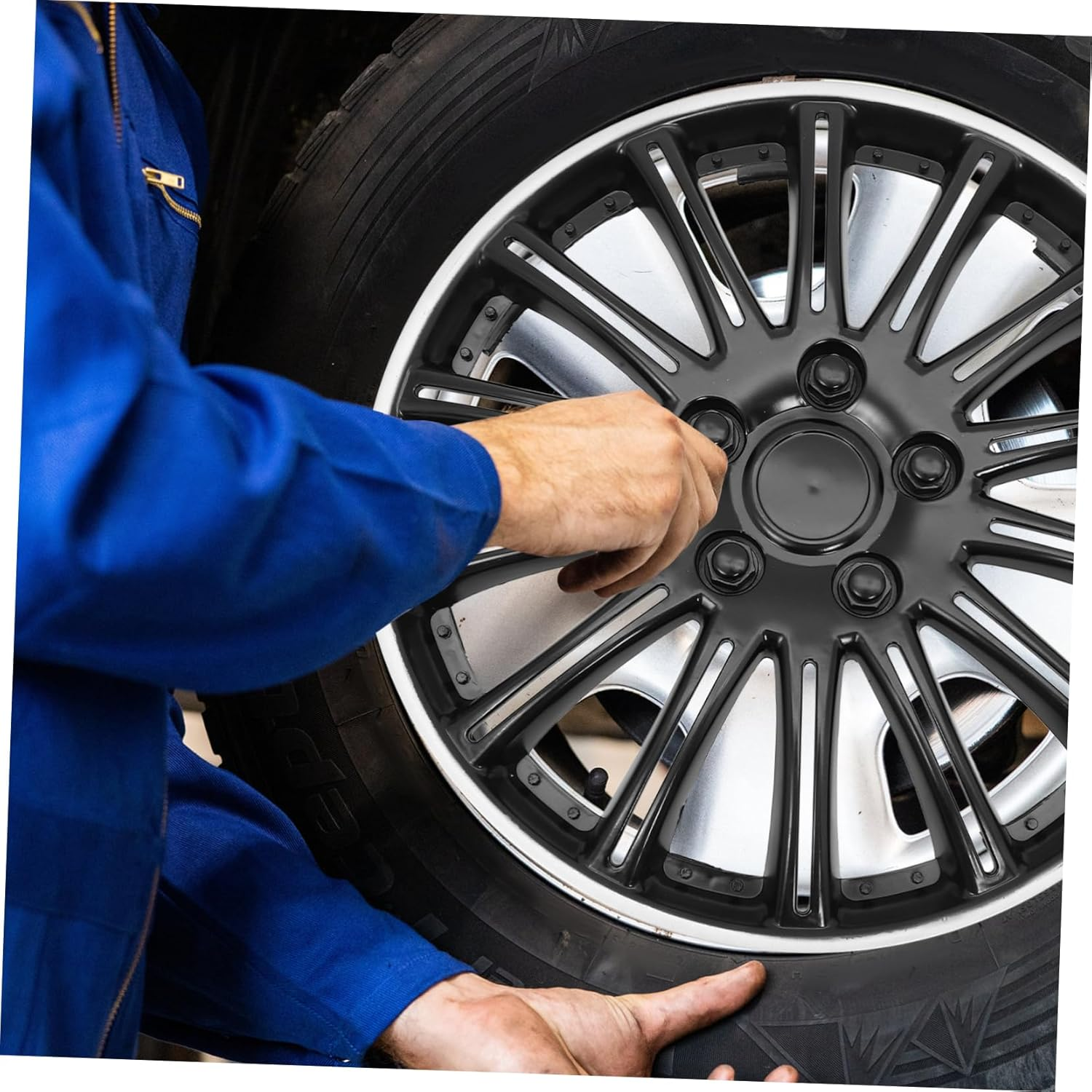 TOYZFRIENDY Hub Cap Wheel Rim Cover Automotive Decorative Hub Cap for Cars Car Accessories Exterior