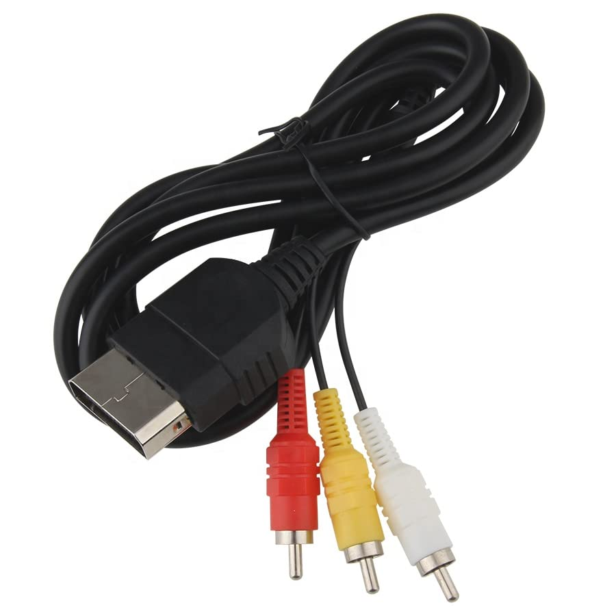 AV Cable RCA Composite Audio Video Lead for Xbox Classic Console &ndash; 1.8M Long, Plug and Play Cord