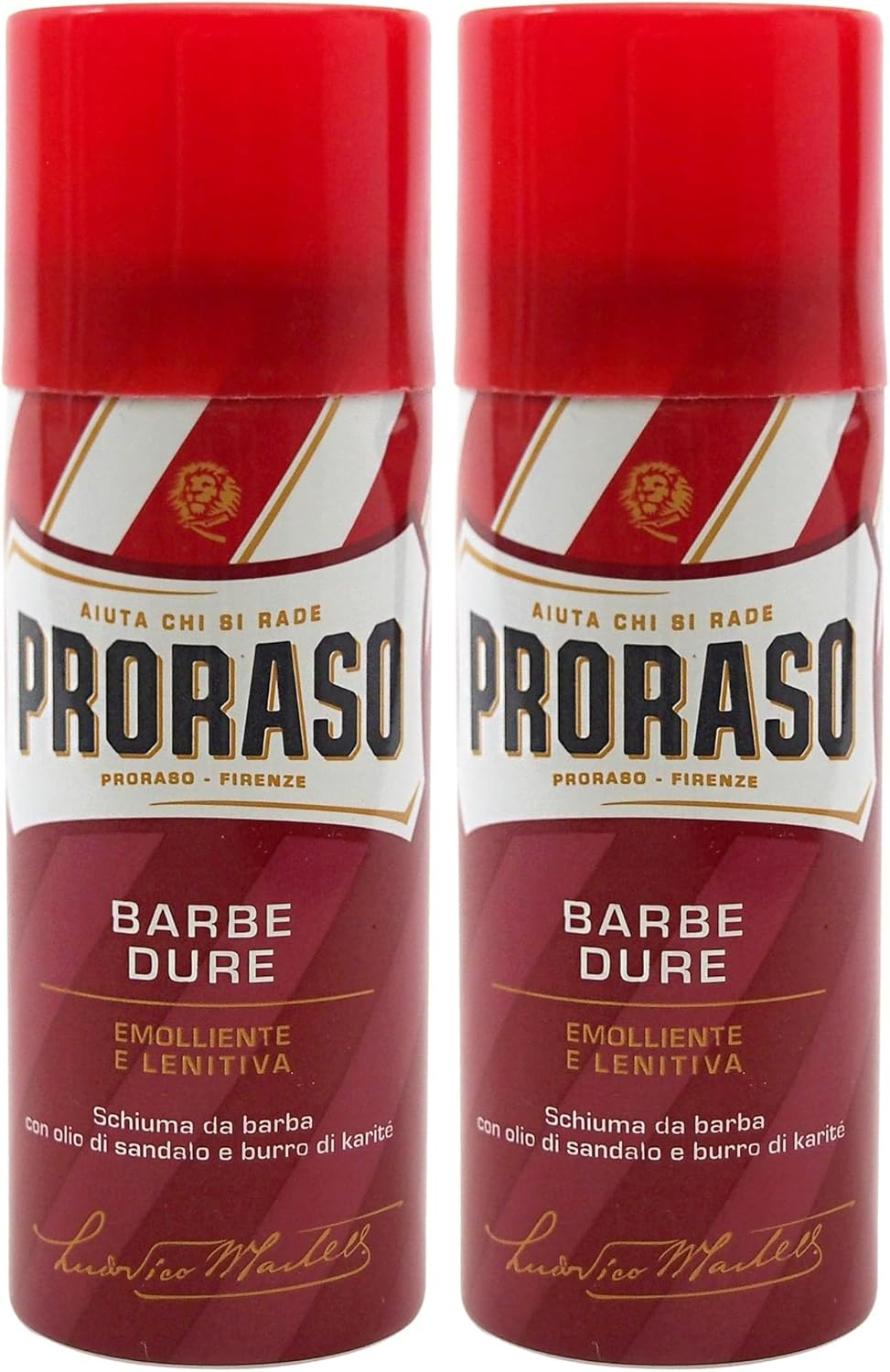 Proraso Mini Shave Foam Nourish with Sandalwood, Red, 50 Ml image number 1