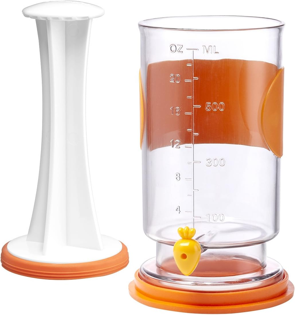 SQUOOSHI Universal Pouch Filling Station + 6 Large Reusable Food Pouch | Adorable Animal Series&hellip; image number 1