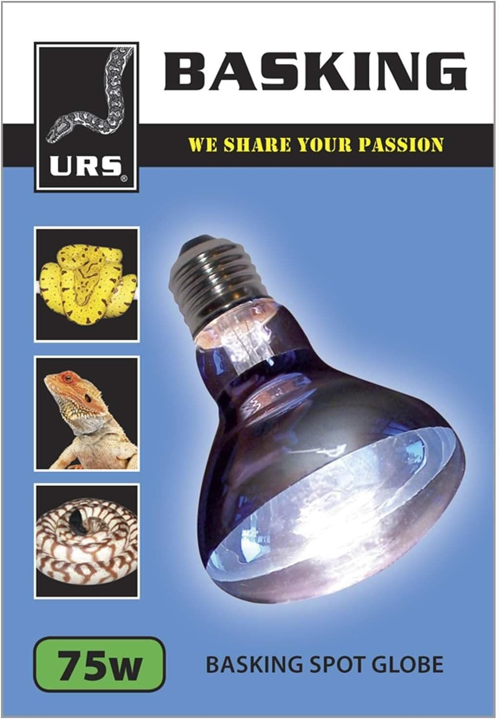 URS Basking Spot Globe 100W Daylight White Globe Bulb image number 2