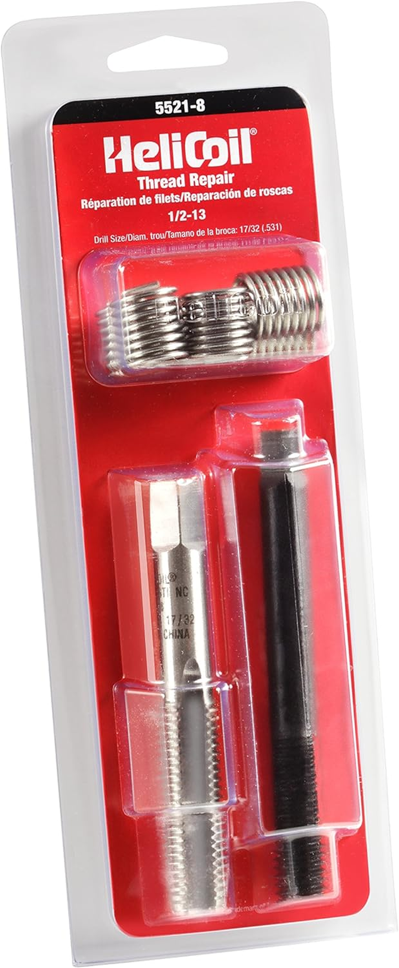 Heli-Coil 5521-8 1/2-13 Inch Coarse Thread Repair Kit image number 1
