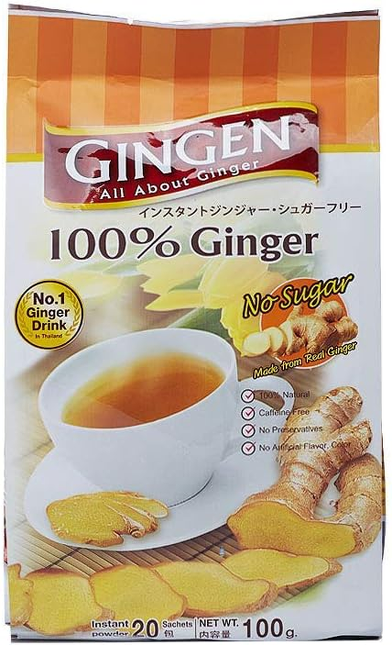 Gingen Ginger Tea 100% 5G 20 Teabags image number 2