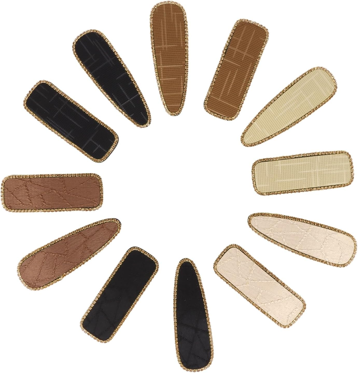 Srotmirw Women'S Hair Clips, Pack of 12 Hair Accessories for Women in Brown Series for Women and Girls in Daily Life image number 2