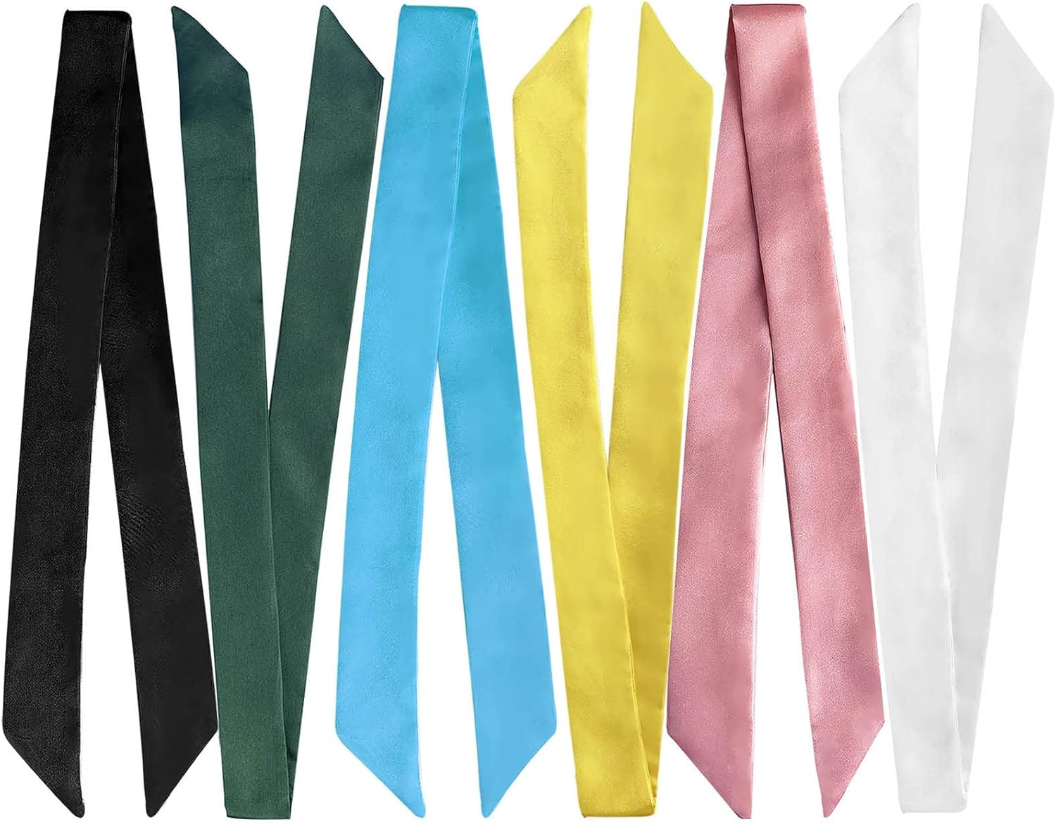 2/6/10Pack Scarf Bags for Women Handbag Scarfs Band Hair Neck Scarves Fashion Gifts