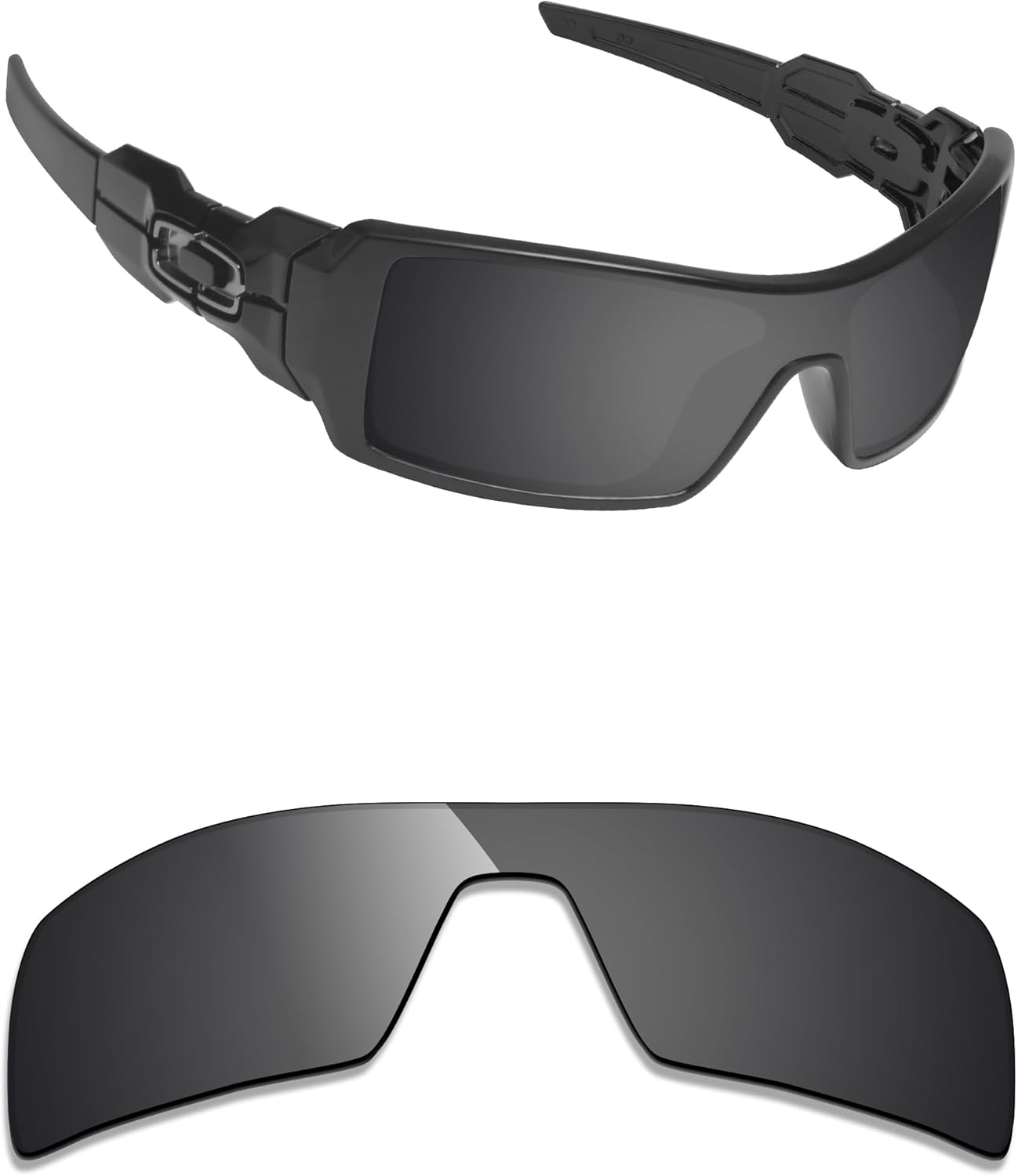 Alphax Polarized Replacement Lenses for Oakley Oil Rig - Multiple Options