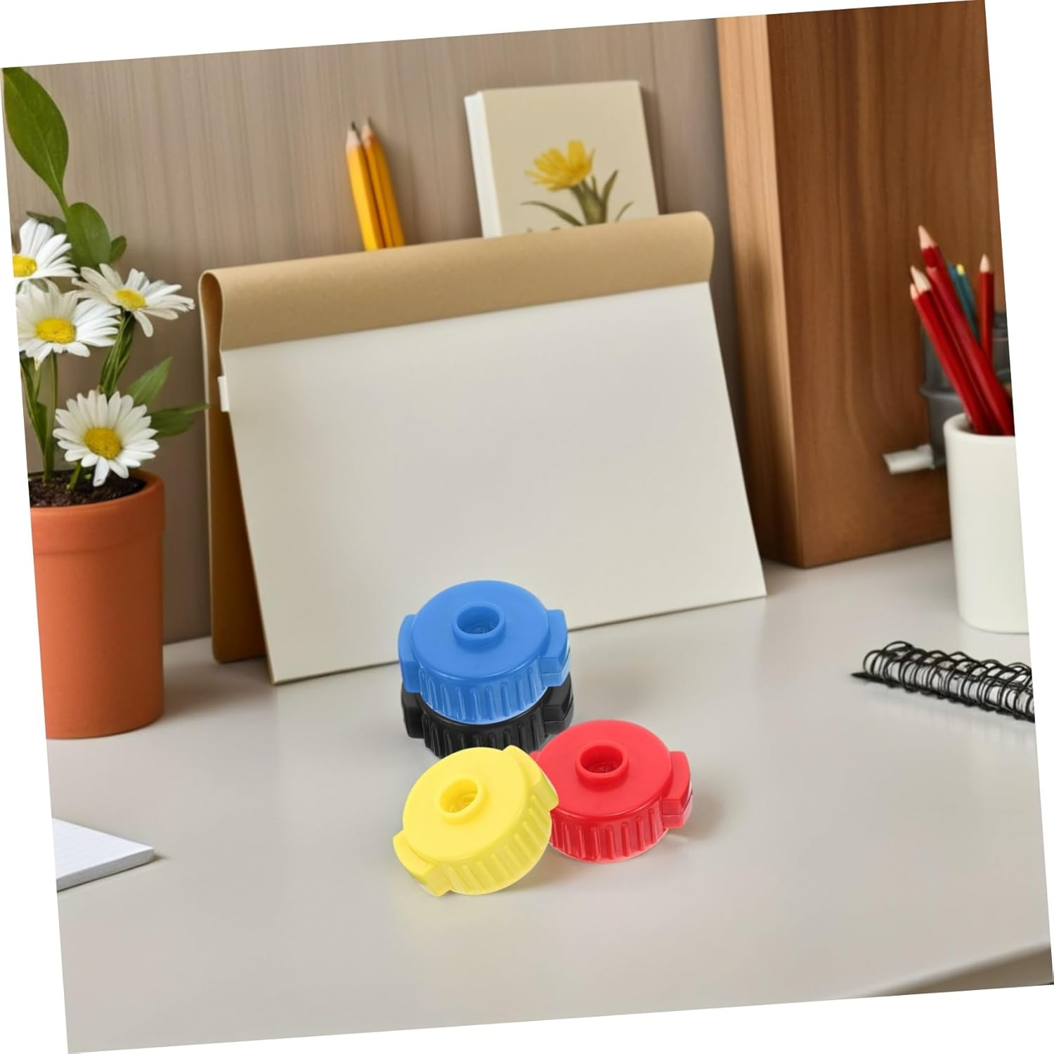 Toyvian 8Pcs Quick-Release Cymbal Nuts Plastic Cymbal Accessory Kit Drum Replacement Parts Percussion Drum Nuts Installation For image number 6