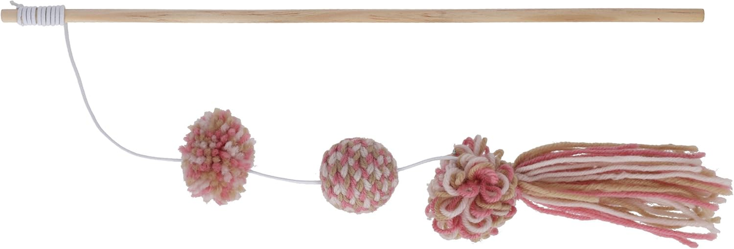 Kerbl 80485 Cat Toy Cuddle (Cat Toy with Shaggy Threads, Made of Polyester, 6 Pieces, L X W 40 X 5 Cm, Toys, Cat)