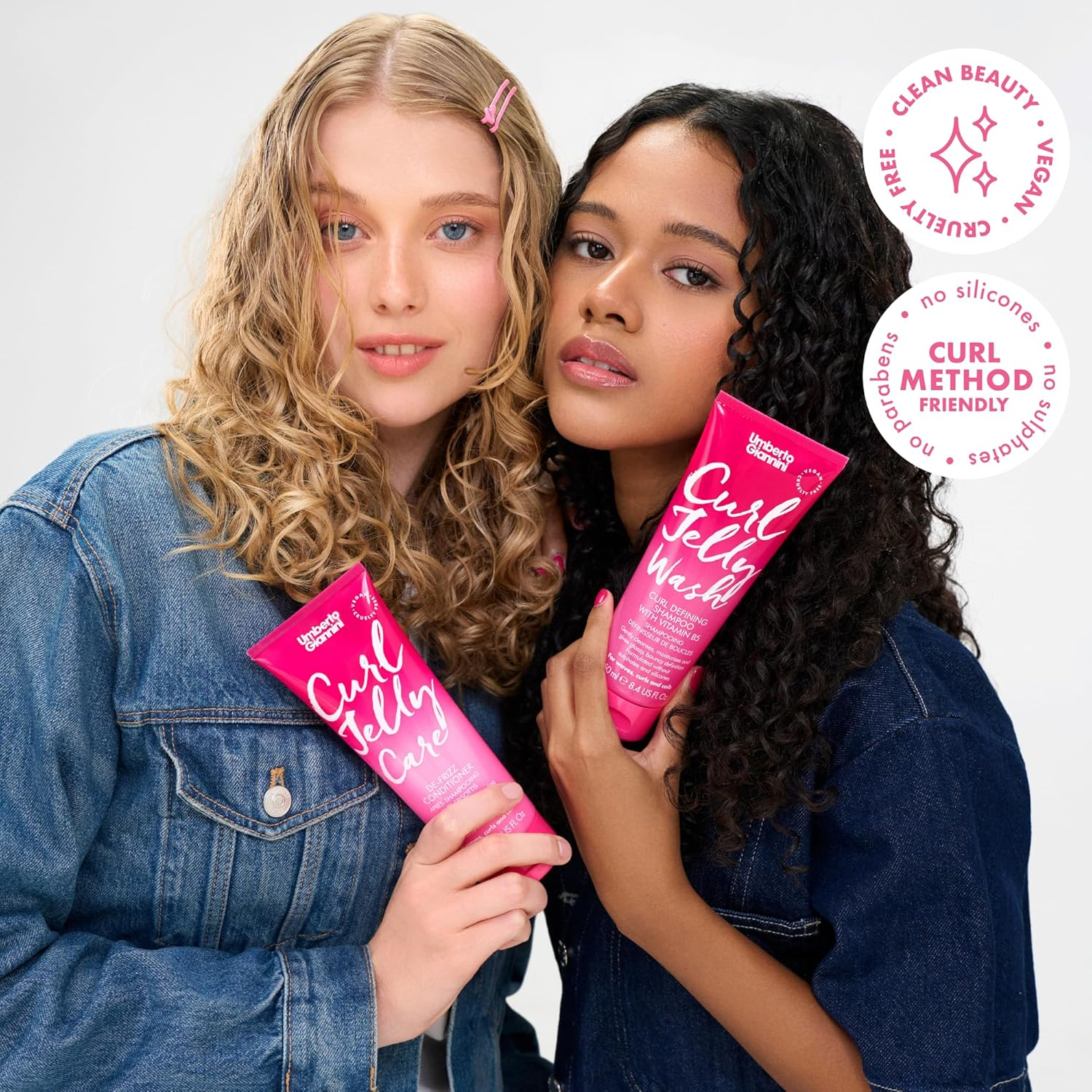 Umberto Giannini Your Best Curls Wash and Styling Curl Jelly Gift Set - Vegan & Cruelty Free Kit for Waves, Curls and Coils (Gift Box, Set of 6 Products) image number 3