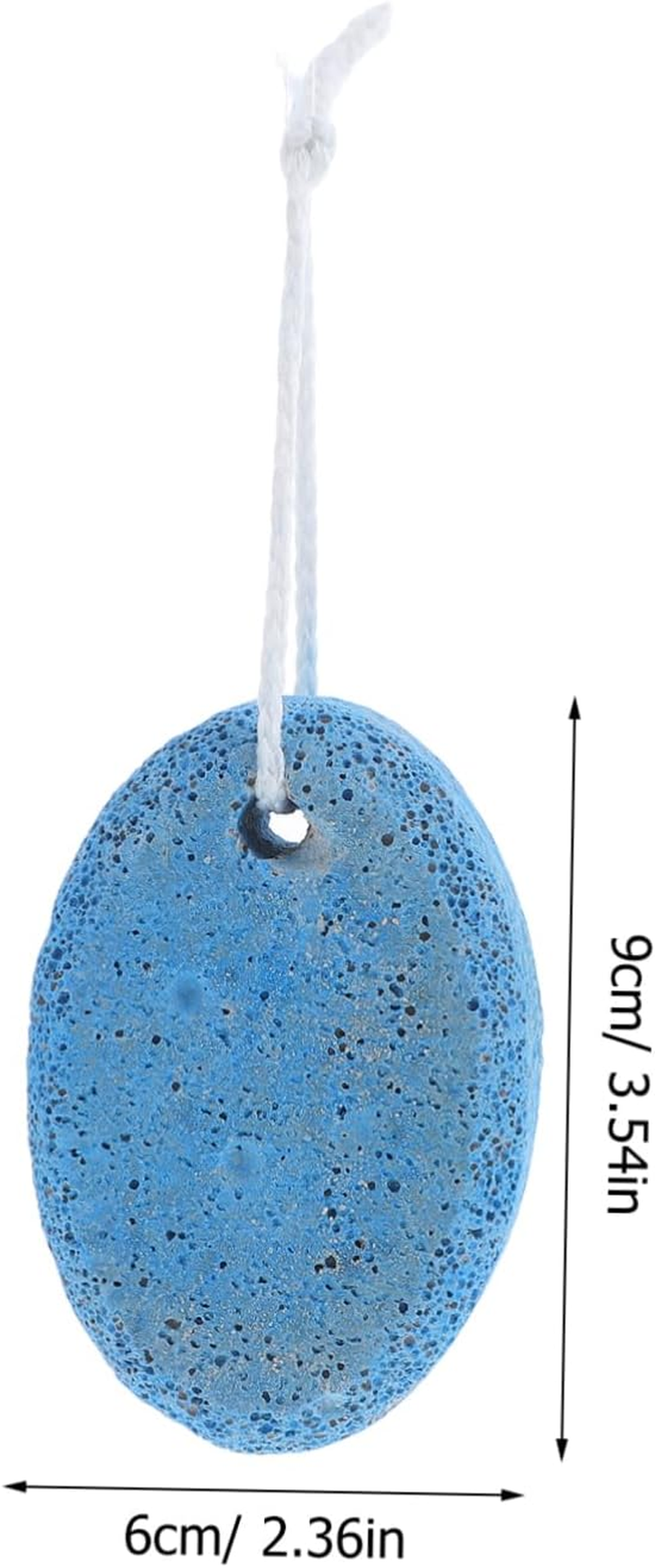 YOSADIER Pumice Stone for Feet Heels Reusable Large Volcanic Hard Skin Callus Scrubber and Remover Heel Scraper for Feet Hands Blue