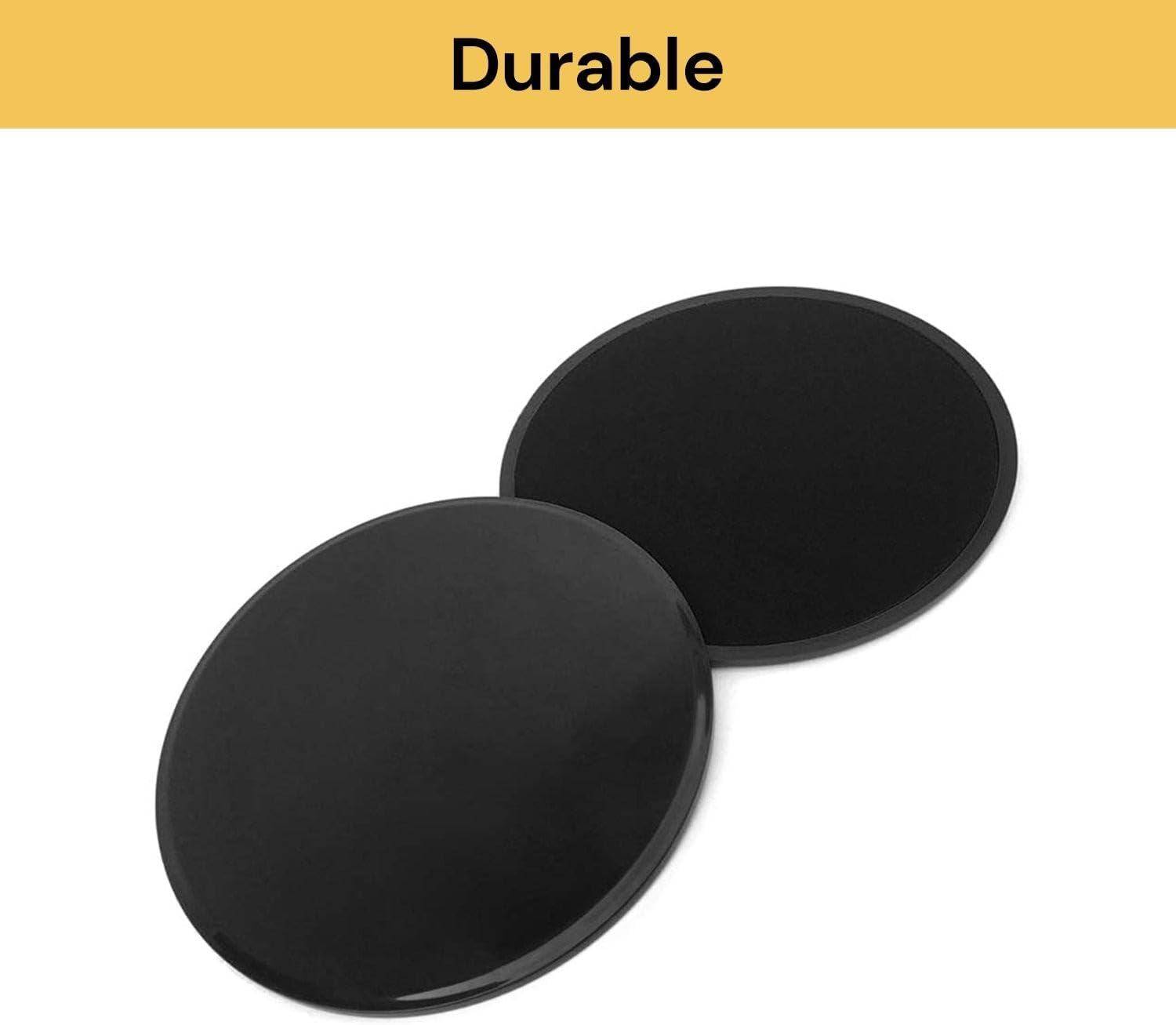 EZONEDEAL 2Pcs Dual Sided Gliding Discs Core Sliders Ultimate Core Trainer- Gym Home Abdominal Total Body Workout Equipment. Use on ALL Surfaces. image number 5