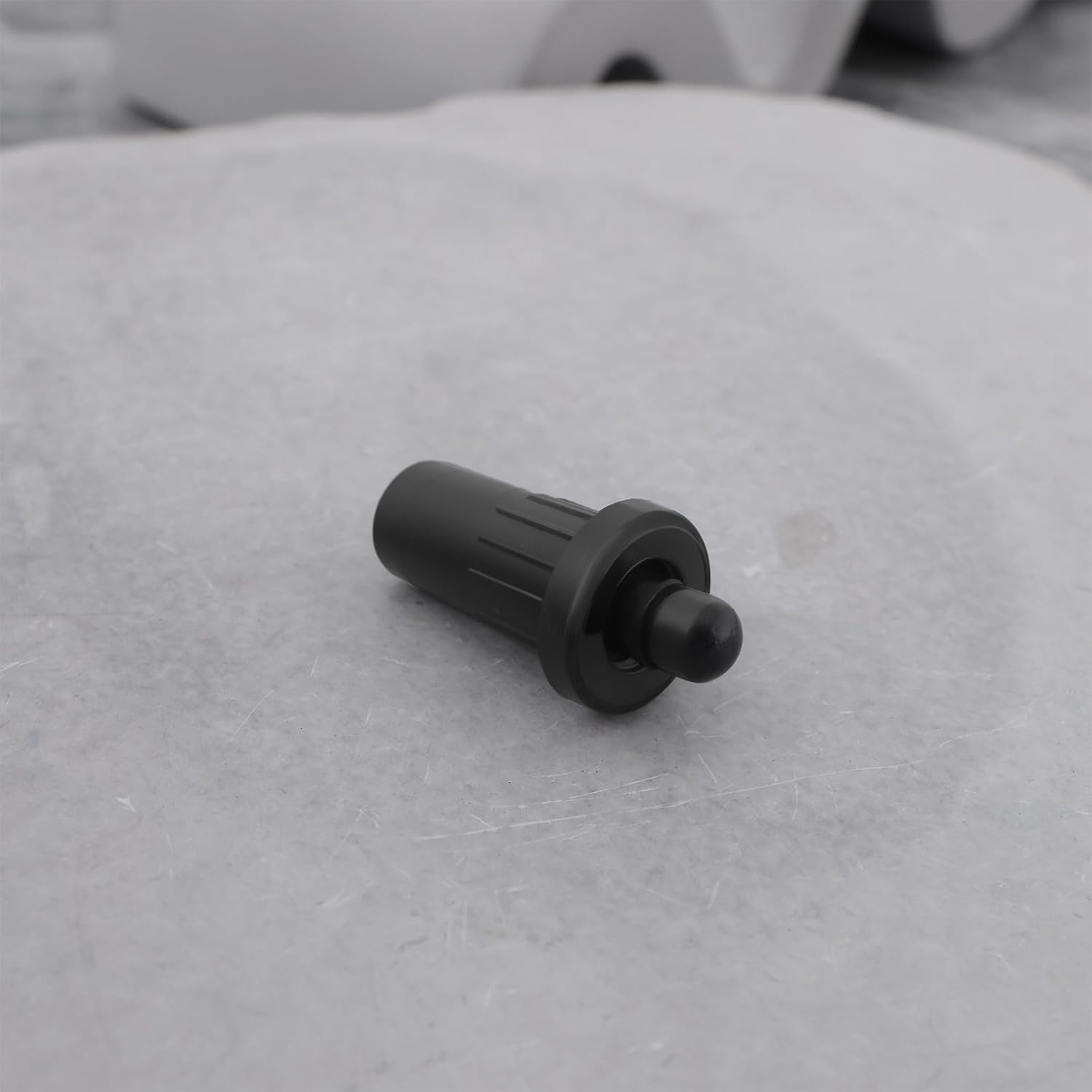 SG Store 50Pcs 25X11X7.5Mm Cabinet Door Repair Pins Plastic Telescopic Pins Furniture Fittings Connector for Bedroom Garden Kitchen Doors Windows Black image number 2