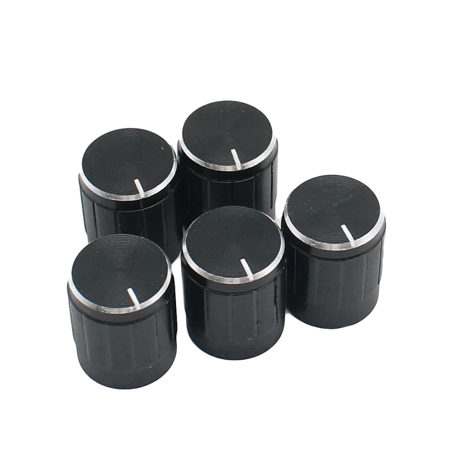 SKXMOD 1Pcs WH148 1K 2K 5K 10K 20K 50K 100K 500K 1M &Omega; 3Pin Knurled Shaft Linear Taper Rotary Potentiometer Resistor W/Knob for Audrino(50K Ohm) image number 3