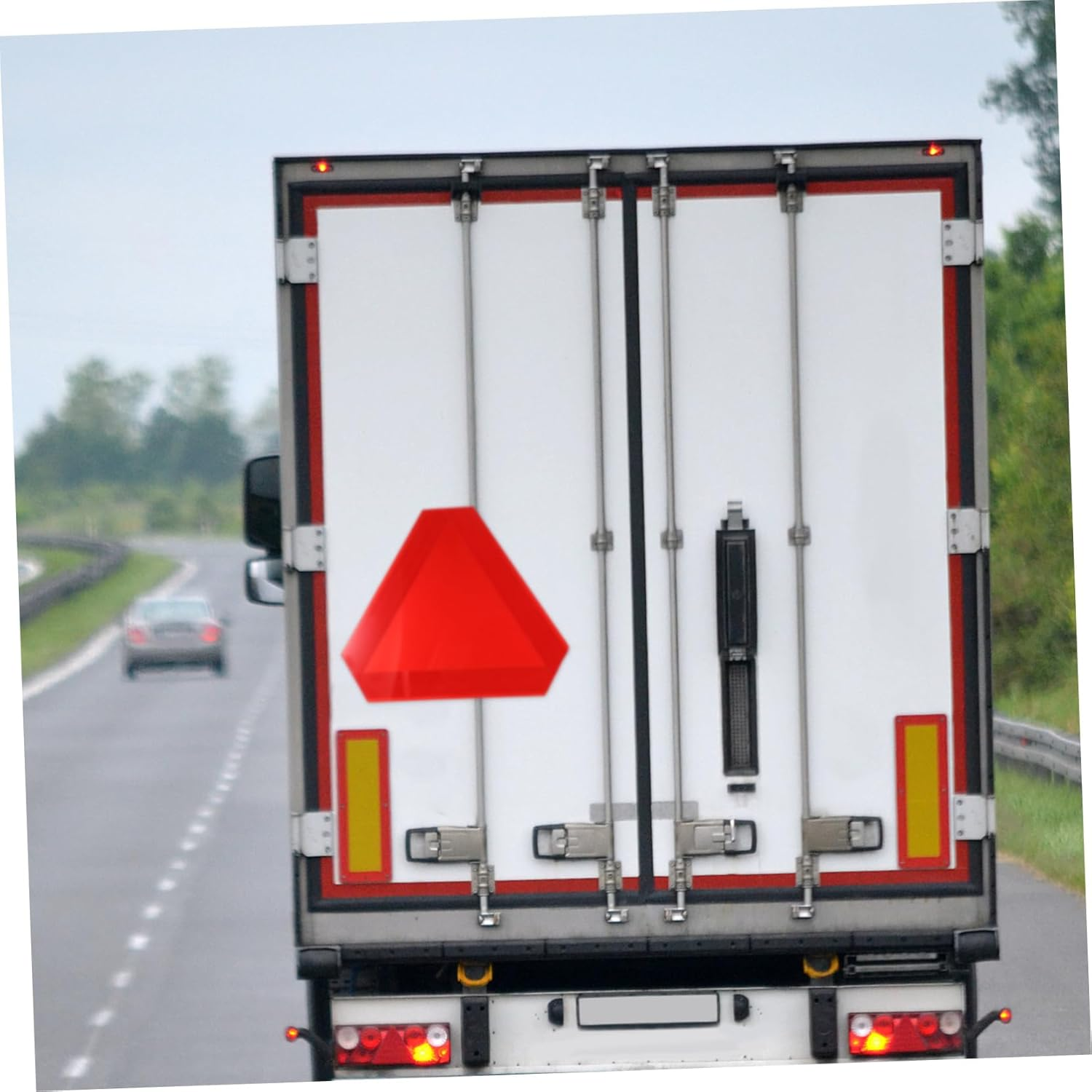 2Pcs Truck Reflectors Reflective Triangle Vehicle Safety Sign for Road Warning Emergency Triangle Safety Reflector image number 1