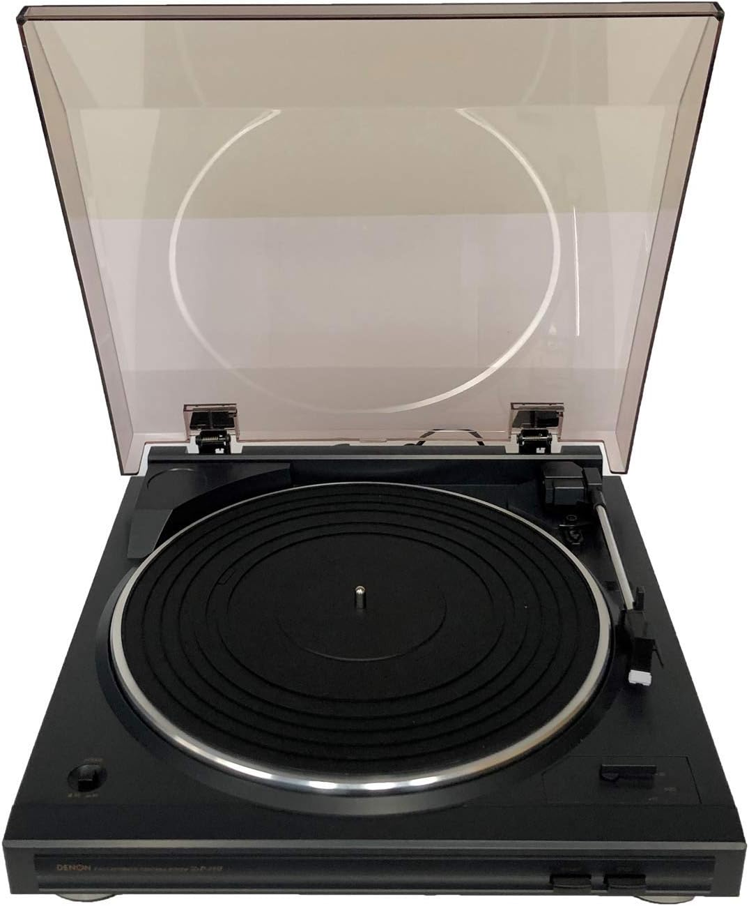 Denon DP-29FA Turntable | Fully-Automatic | Selectable ON/OFF Phono Pre-Amp | Simple Set-Up | Aluminium Platter & Chassis | Black image number 6
