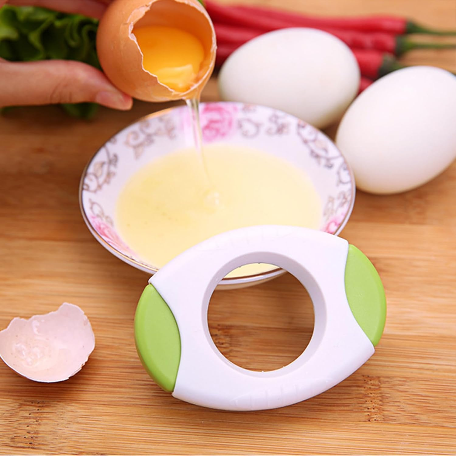 Wesoke Egg Shell Opener, Egg Peeler Egg Topper Cutter Eggshell Separator for Raw Eggs, Egg Cracker Chopper for Hard Boiled Eggs image number 2