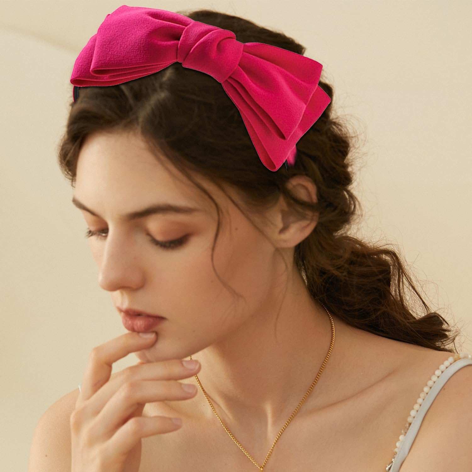 Pack of 3 Bugstadbands, Simple and Versatile Headbands, Headbands against Slip, Accessories for Hairstyle for Women and Clothing Accessories. image number 5