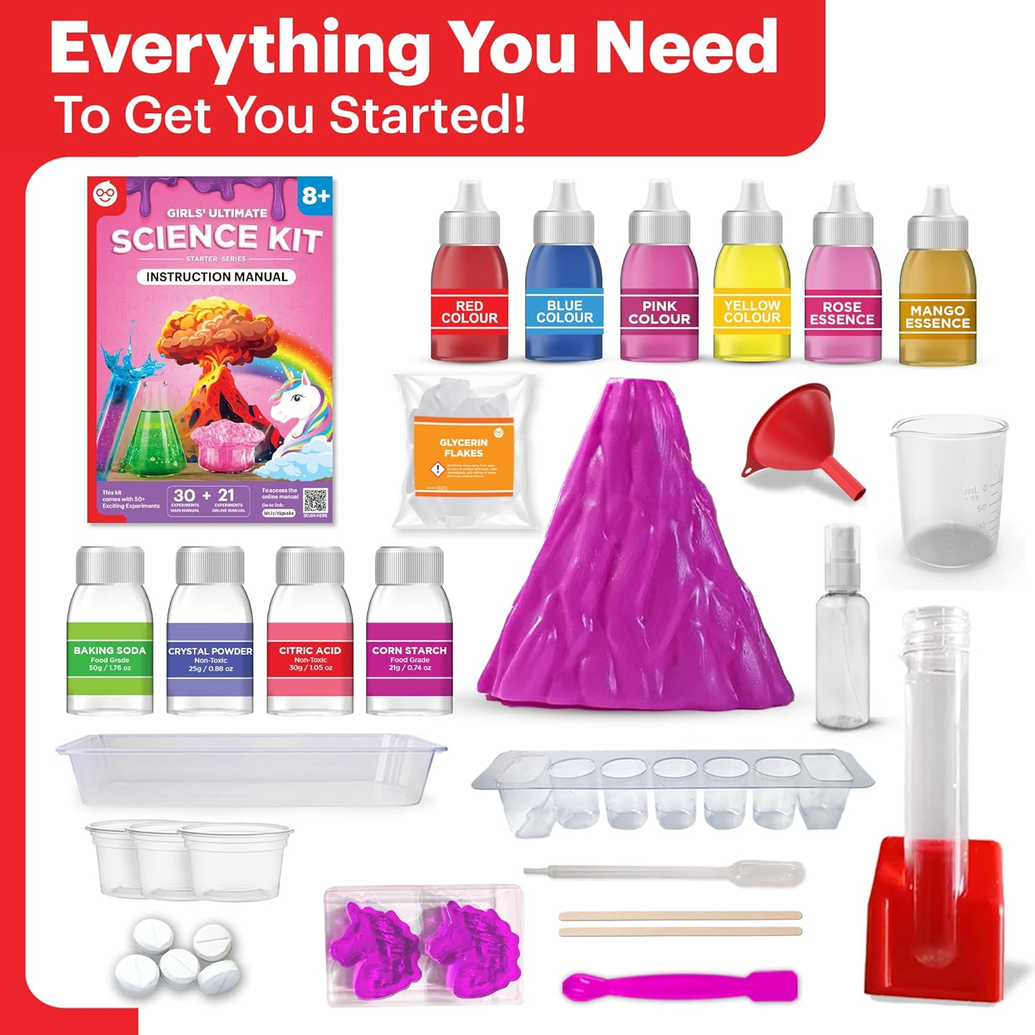 Doctor Jupiter Girls' Ultimate Science Kit for Girls Ages 8-12 | Birthday Gift Ideas for 8-9-10-11-12 Year Old | Girls STEM Learning Educational Toys | 50+ Experiments Ultimate Starter Series image number 1
