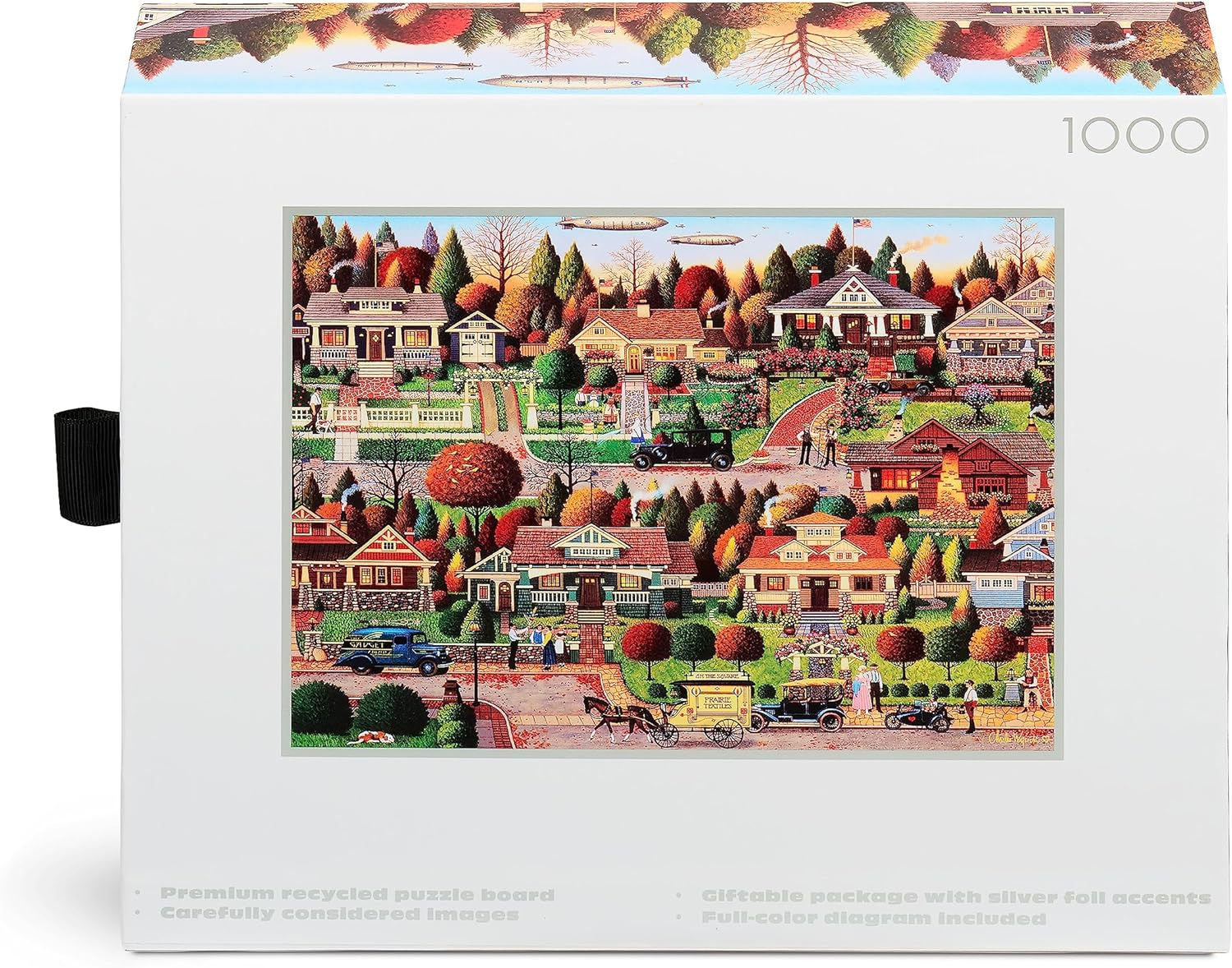 Buffalo Games - Silver Select - Charles Wysocki - Labor Day in Bungalowville - Premium 1000 Piece Jigsaw Puzzle for Adults image number 4