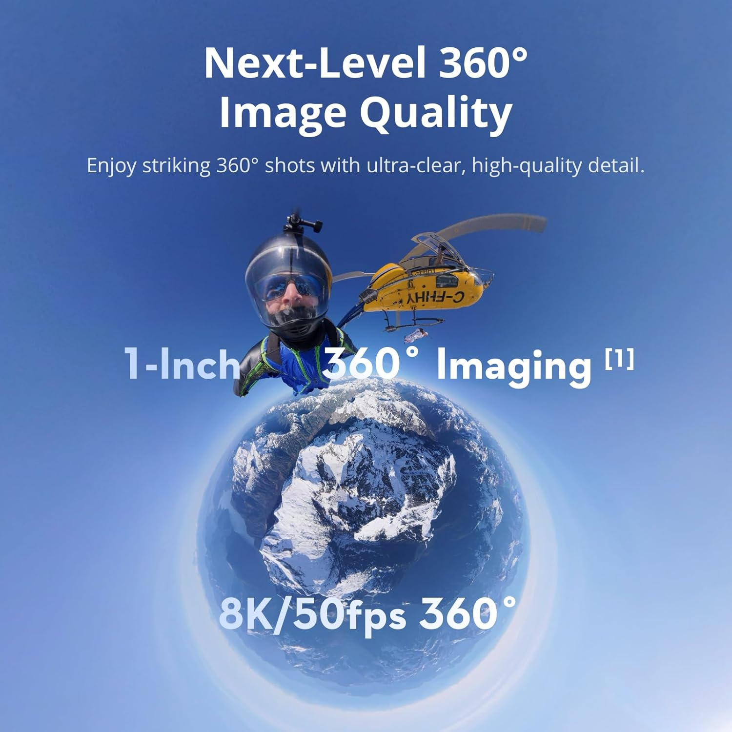 DJI Osmo 360 Standard Combo, 360 Camera with 1-Inch 360&deg; Imaging, Native 8K 360&deg; Video, 4K/120Fps & 170&deg; Boost Video, 120MP 360&deg; Photo, 100-Min 8K Recording, Waterproof, Action Camera for Sports, Vlog