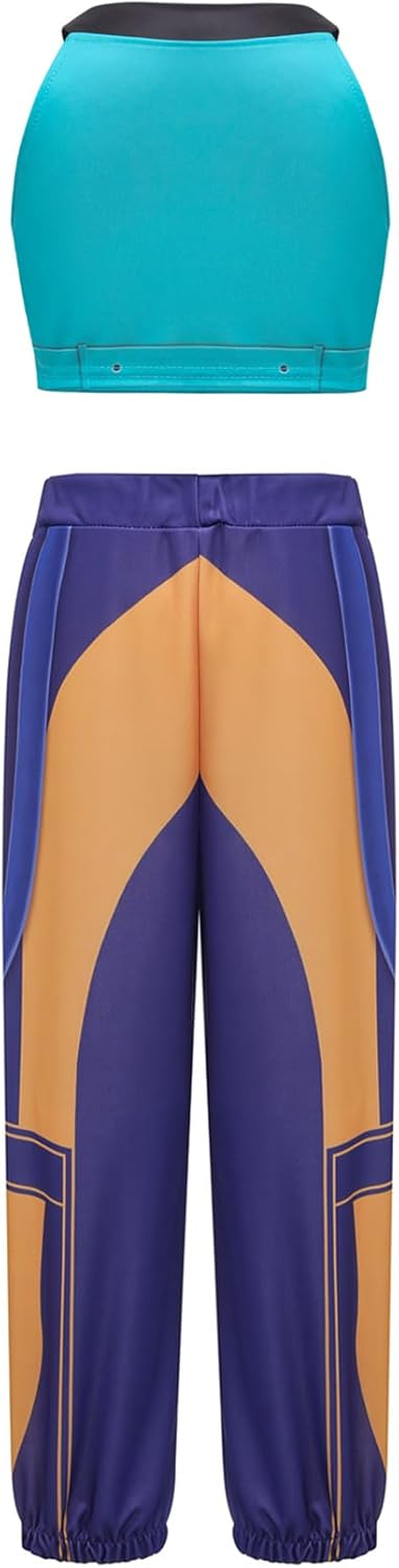 Girls Demon Pop Singer Hunter Costume Stage Outfit Halloween Costumes Singers Leader Cosplay image number 1