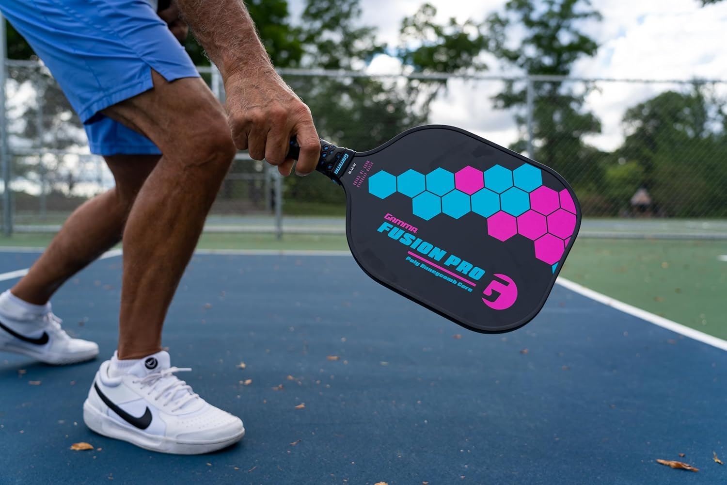 Gamma Poly Core Pickleball Paddle: Pickle Ball Paddles for Indoor & Outdoor Play - Textured Graphite or Composite Surface, Honeycomb Cushion Grip - USAPA Approved Racquet for Adults & Kids - Fusion Le image number 6