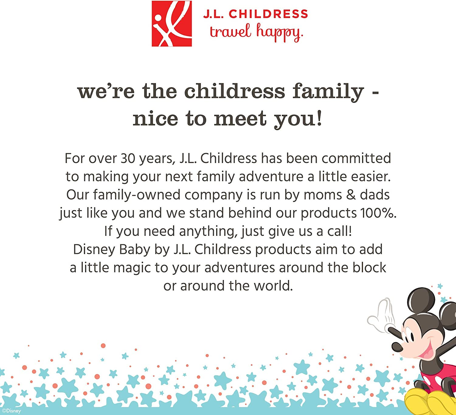 Disney Baby by J.L. Childress Side Sling Cargo Net, Stroller Organizer & Storage, Mickey Black