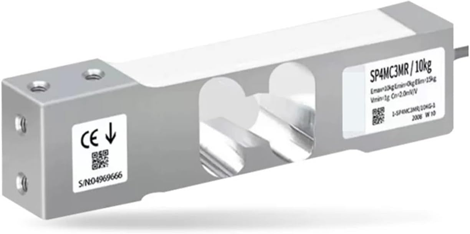 SP4M High Precision Single Point Weight Sensor Aluminum Alloy Load Cell for High Pressure Tension Weighing Precise Measurement to Measure Force, Pressure, Displacement, Strain(20Kg) image number 4