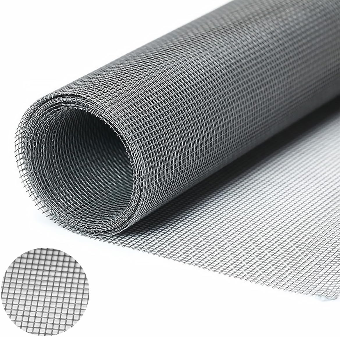 Stainless Steel Wire Mesh 30 Cm X 120 Cm Mouse Mesh Rabbit Wire Mesh Fine Mesh Fly Screen Stainless Steel Roll Metal Mesh Fine 1 Mm Holes for Ventilation, Filter, Safety, Windows image number 5