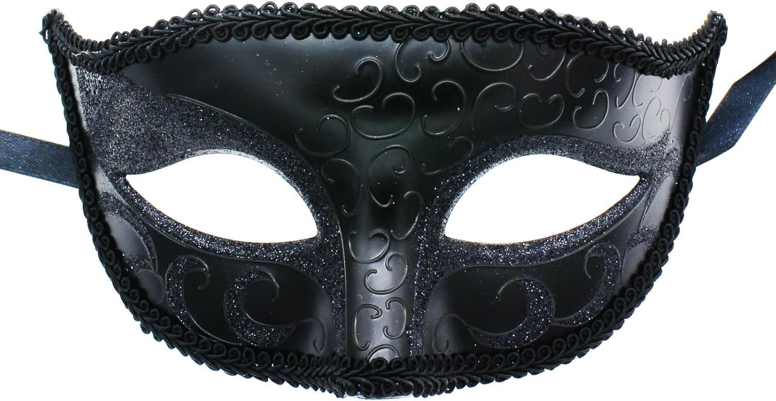 2-Piece Couple Disguise Mask Makeup Ball Performance Ball Props image number 6
